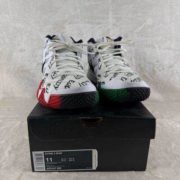 Nike Kyrie 4 Equality Black History Month Sneakers Men\'s Size 11 AO3167-900 main image 6